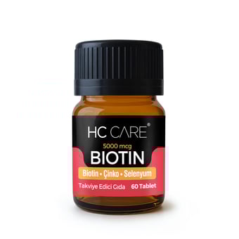HC Saç Vitamini, Biotin - 60 Tablet
