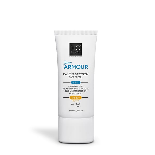 HC Face Armour 4 Etkili Günlük Koruyucu Güneş Kremi - 50 ml.