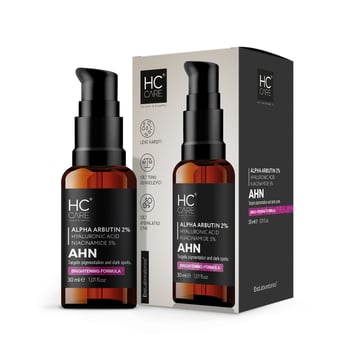 HC Alpha Arbutin %2, Hyaluronic Acid, Niacinamide %5 Serum, Leke Karşıtı ve Aydınlatıcı - 30 ml.