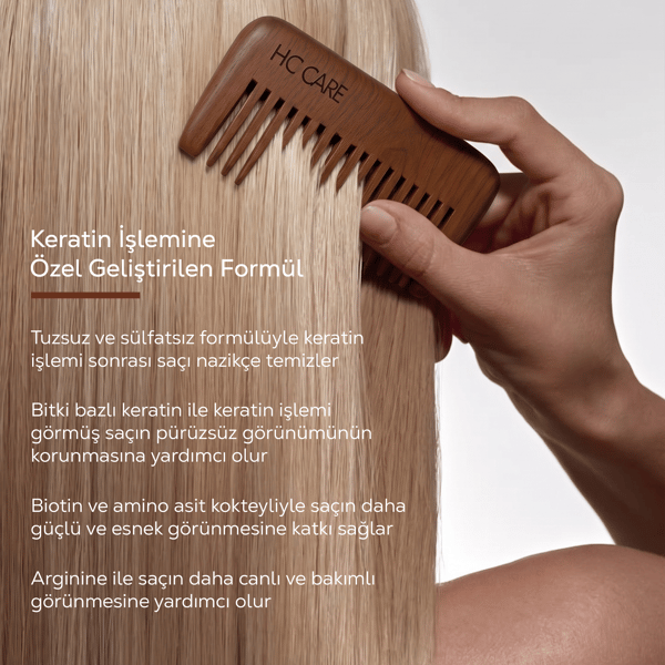 HC Brazilian Keratin Brezilya Fönlü Saçlar İçin Sülfatsız Şampuan - 300 ml.